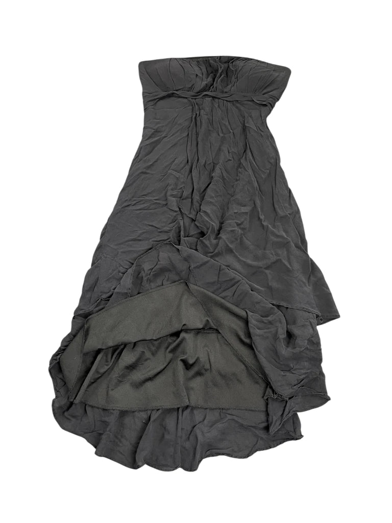 Midnight Grace Fitted Black Dress (S)