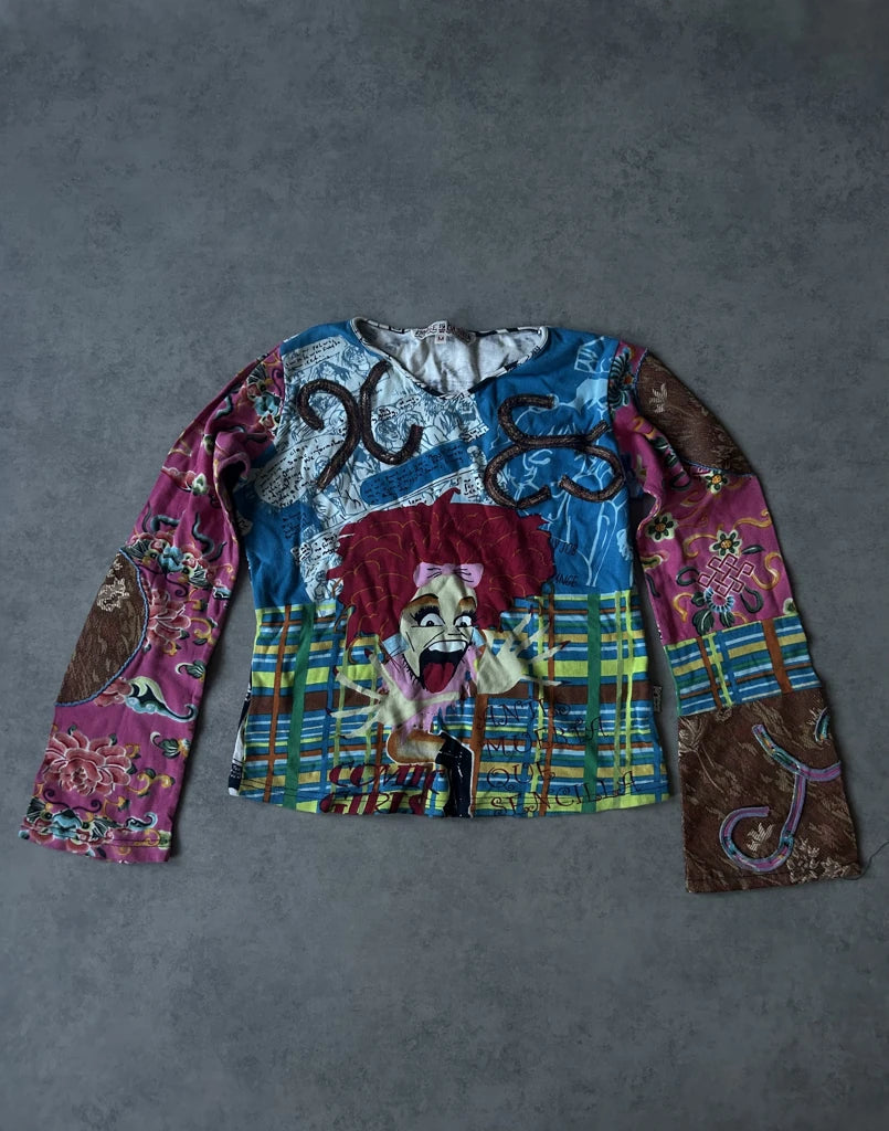 Y2K long sleeves top
