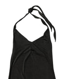 Minimalist Black Lightweight Summer Top (S)