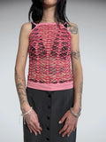 bubble gum pink top (M)