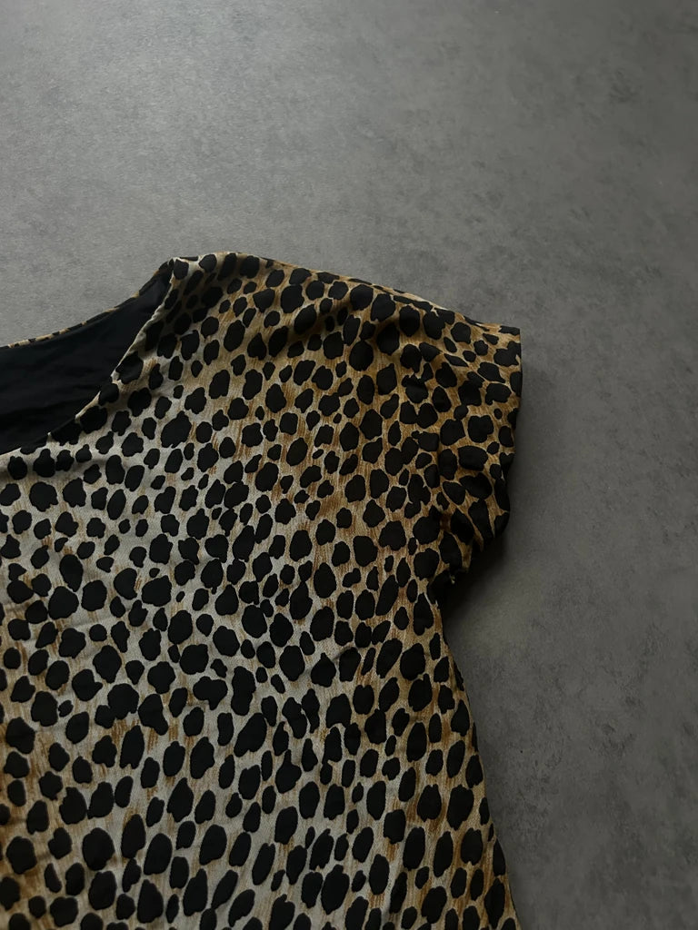 Leopard print top