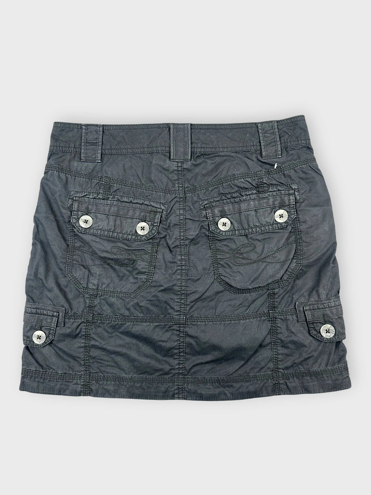 Utility Pocket Black Mini Skirt for On-the-Go (W31 / L)