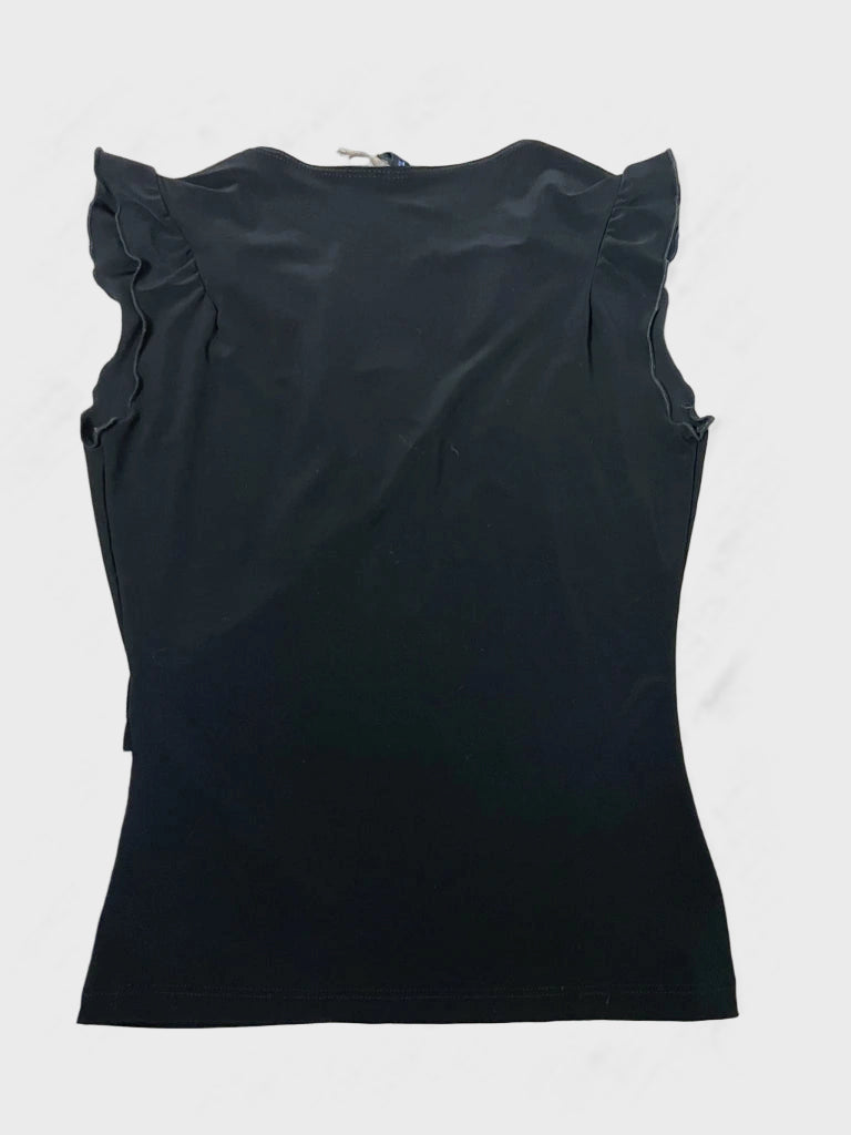 detail view, Star City Black Top, vintage Y2K second hand piece, image 4