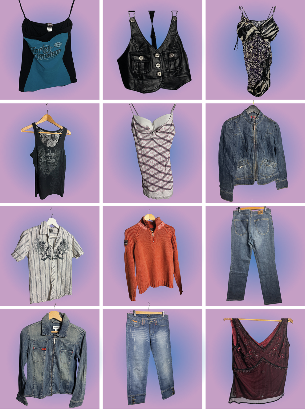 2000s womens vinted resell bulk 141 y2k Pieces (€3.44 Ø)