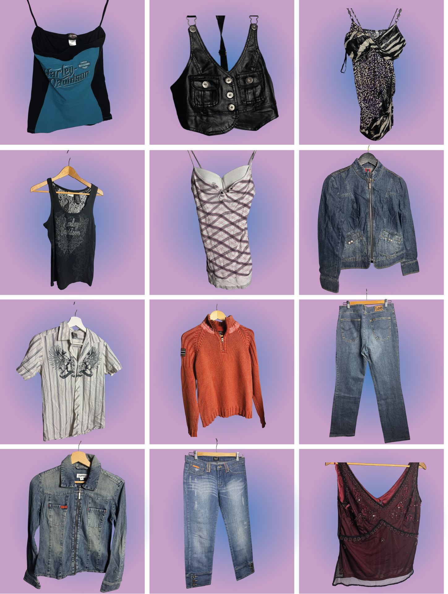 2000s womens vinted resell bulk 141 y2k Pieces (€3.44 Ø)