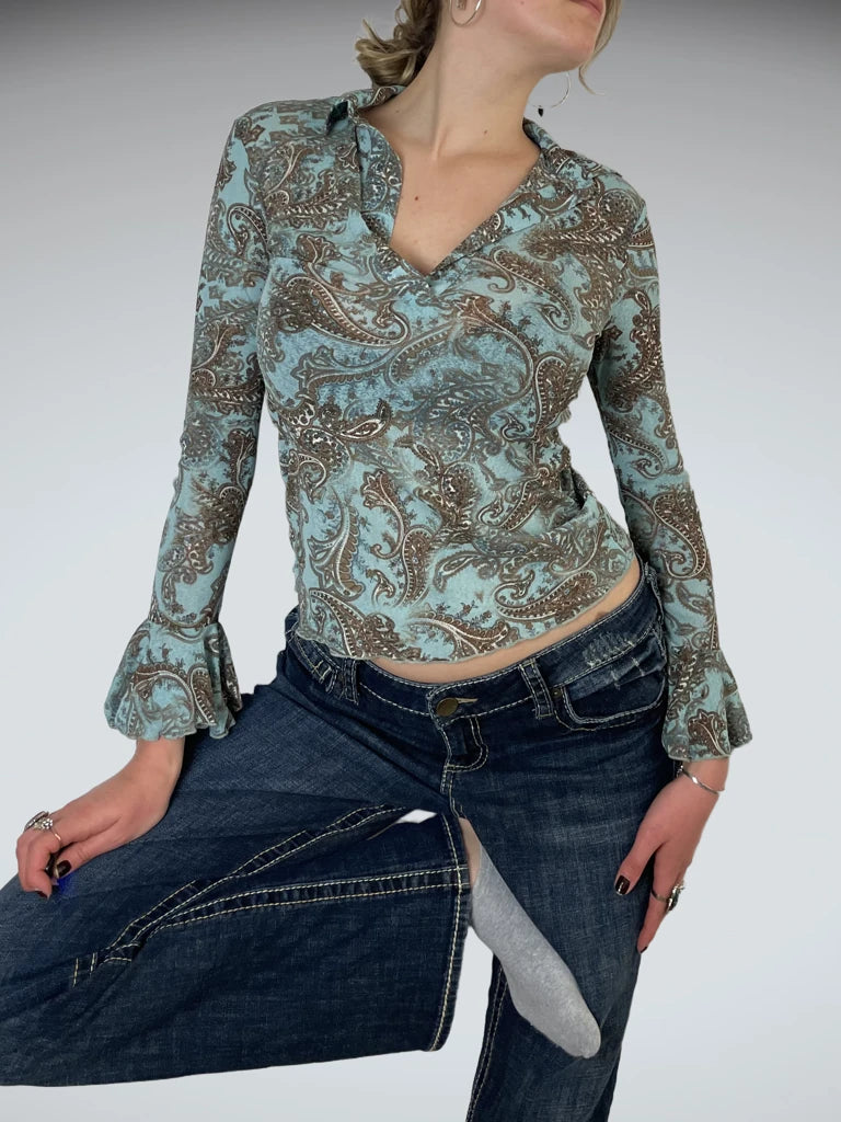 Blue blouse