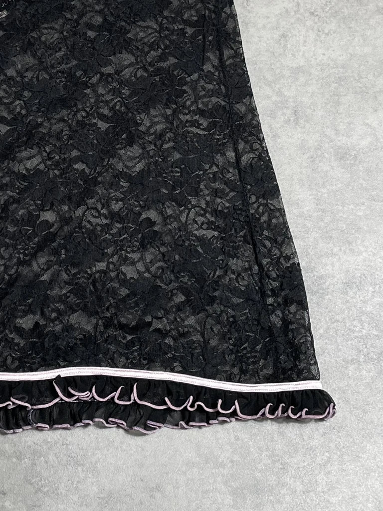 lace lingerie dress (S)