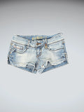 Hydraulic Light Wash Vintage Denim Hotpants (S)