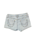 LEI Light Wash Vintage Denim Hotpants (S)