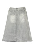 Light Grey Maxi Denim Skirt (L)