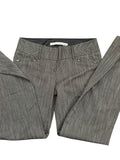 Grey Textured Wide-Leg Suit Pants (M)