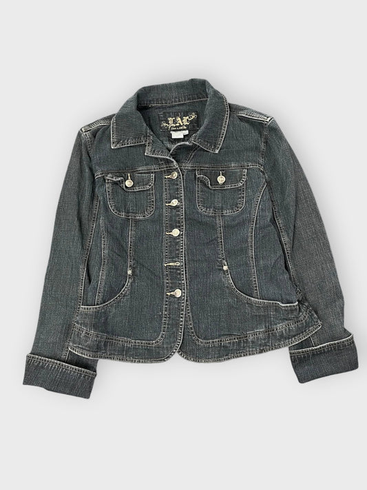 LaL Dark Washed Vintage Denim Jacket (L)