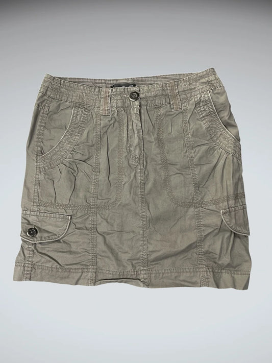 Willi Smith Khaki Chino Skirt (M)