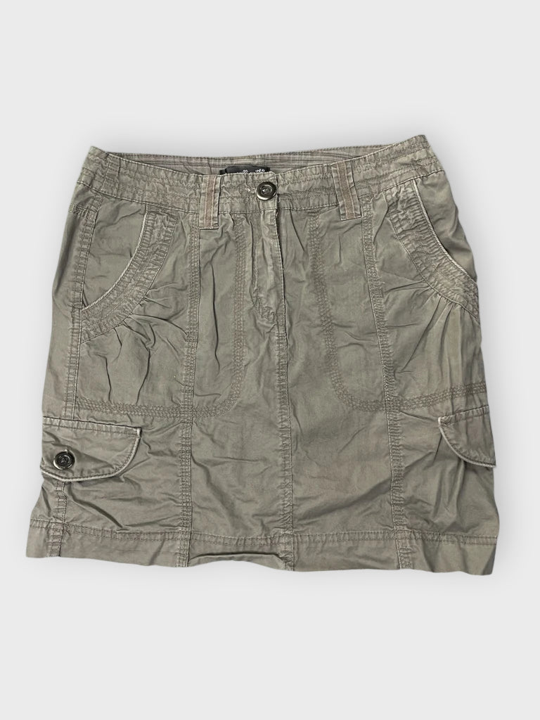 Willi Smith Khaki Chino Skirt (M)
