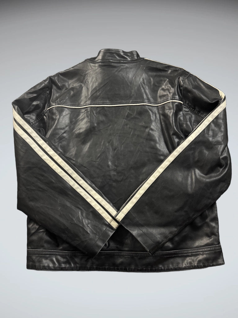 Whispering Smith Black Racing Leather Jacket (L)