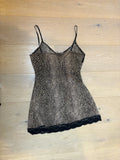 Animal Print Slip Dress