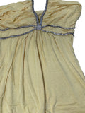 Lemon Glow Rhinestone Halter Top (M)