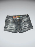 Mudd Grey Wash Vintage Denim Hotpants (M)