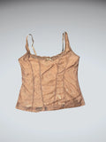 Golden Lace Corset Camisole (M)