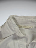 Chic White Fitted Business Shirt (XS)