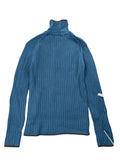 Lacoste Blue Ribbed Zip-Up Cardigan (L)