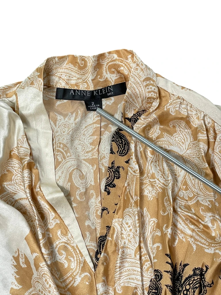 Baroque Gold Paisley Tunic (S)