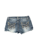 Wall Flavor Distressed Denim Hotpants (XS)