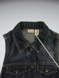 Mudd Dark Wash Denim Pocket Vest Women (M)