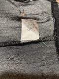 Dark Wash Denim Vest Star Button Accents Grunge Western (S)