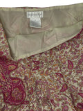 Paisley Bloom Cotton Skirt (S)