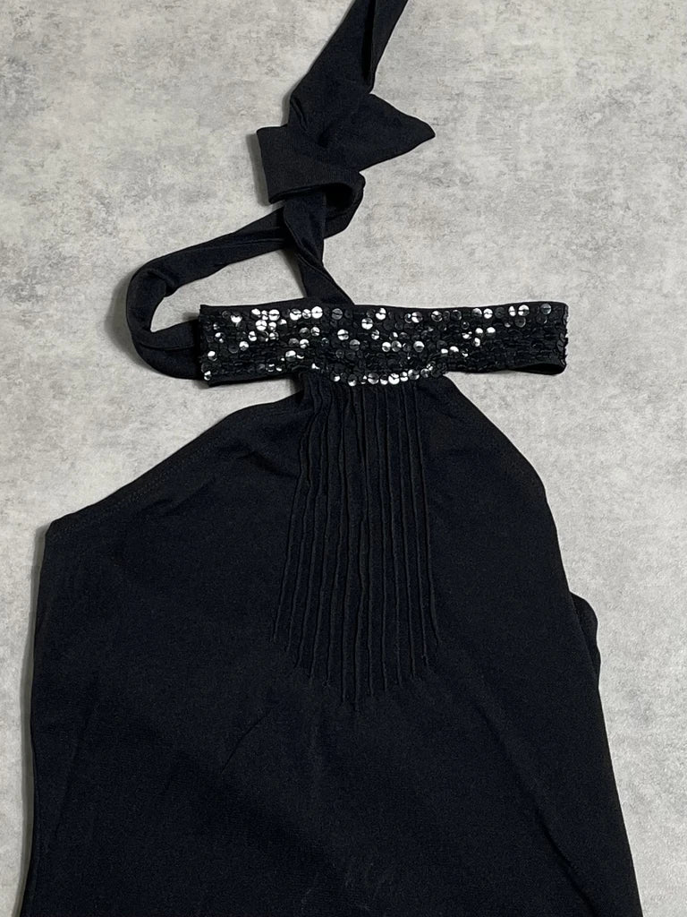 black top with neck string (M)