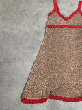 leopard print dress (S)