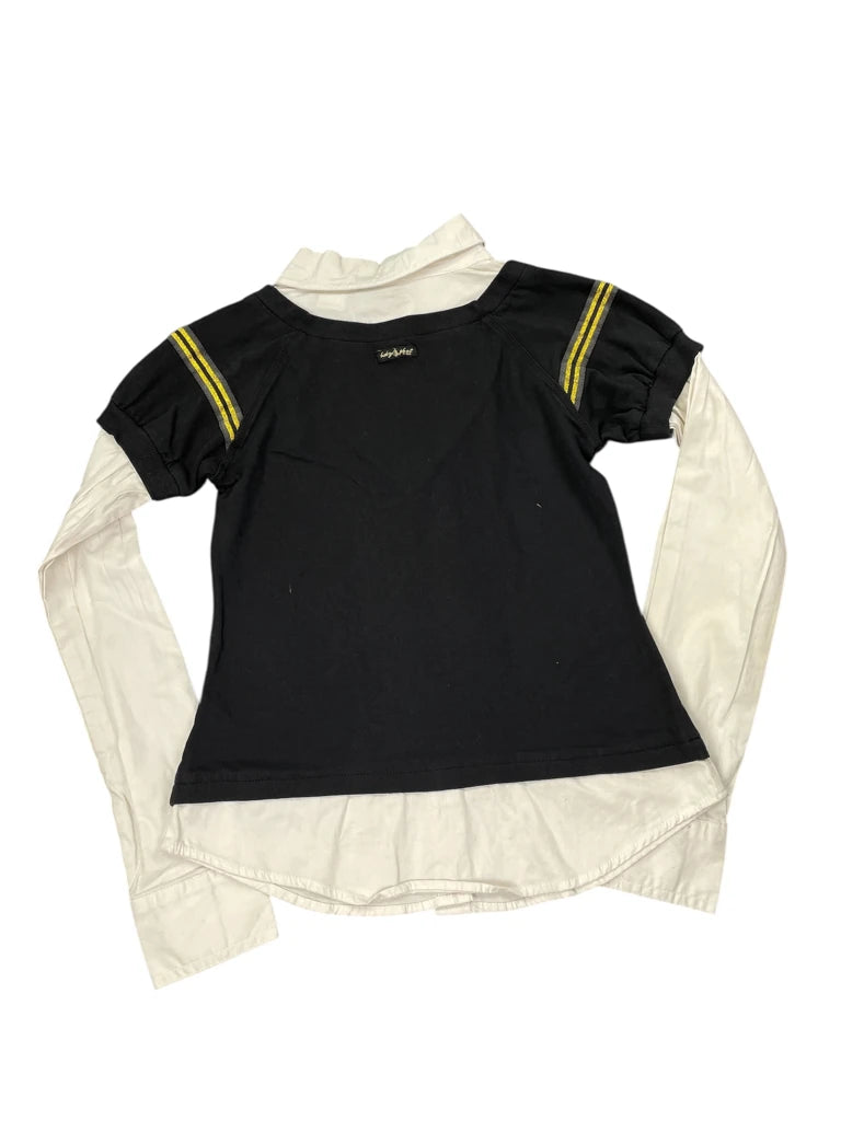Baby Phat Layered Graphic Gold Panther Shirt (XS)