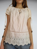 Short-sleeved blouse