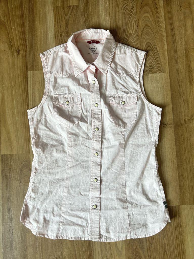 Sleeveless button up