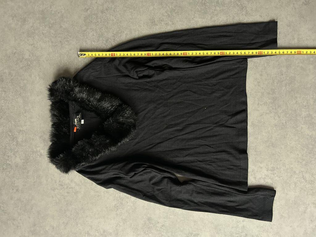 Y2K fur collar top