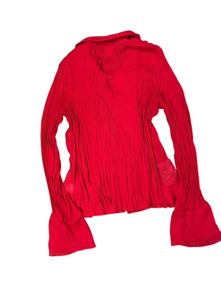 Sunny Leigh Red Dress Top (L)