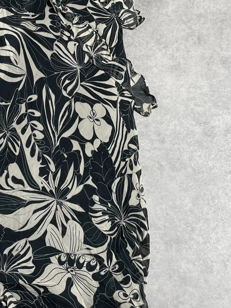 flower long dress (S)