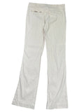 Beige Linen-Blend Tailored Suit Pants (M)