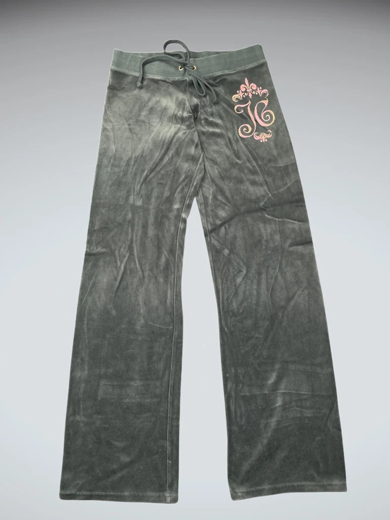 Juicy Couture Green Velour Pants (S)