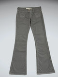 Grey Low-Rise Bootcut Pants (S)