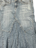 Candies Light Blue Flared Denim Skirt (L)
