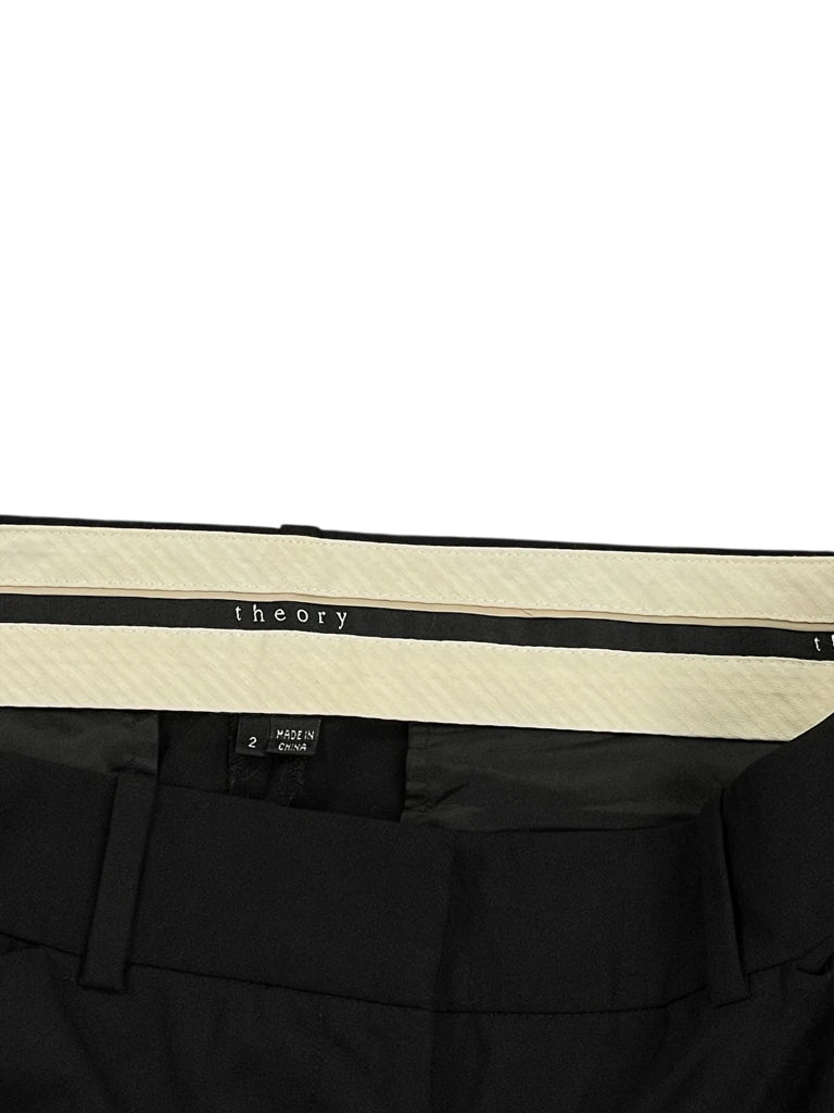 Theory Black Linen Suit Pants (S)