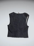 Highway Jeans Blue Denim Vest Women (L)