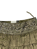 Classic green pleated skirt by Laura Petites (M)