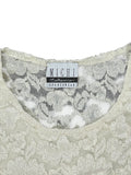 Michi Collection White Elegant Blouse Top (M)