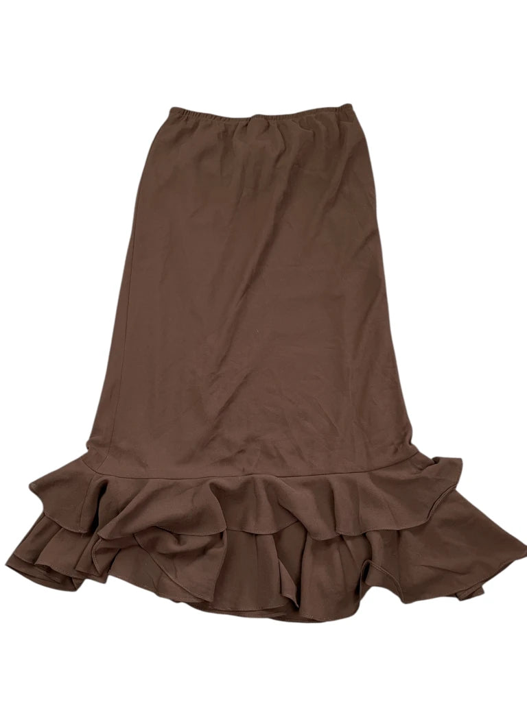 MSK Brown Midi Skirt (S)
