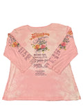 pink y2k paris shirt (L)