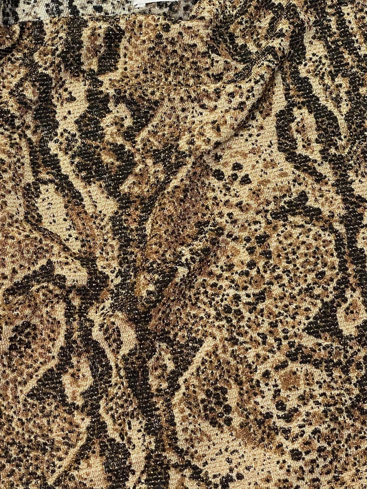 Shiny Snakeskin Top (M)
