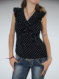 Polka dot top